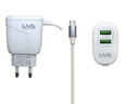 [C1C3M1LMA-4] MICRO CHARGER WITH 2 EXTRA USB PORTS MG-184 (LMA)