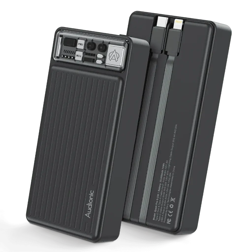 [PB20AD-3] FAST CHARGING POWER BANK AUDIONIC 20000 MAH S-230 pro