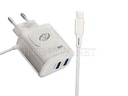 [C1C3T2LM-7] TYPE-C CHARGER WITH 2 USB PORTS  iT-351