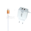 [C1C3M1KHM-2] MICRO CHARGER WITH 2 USB PORT KHM M65