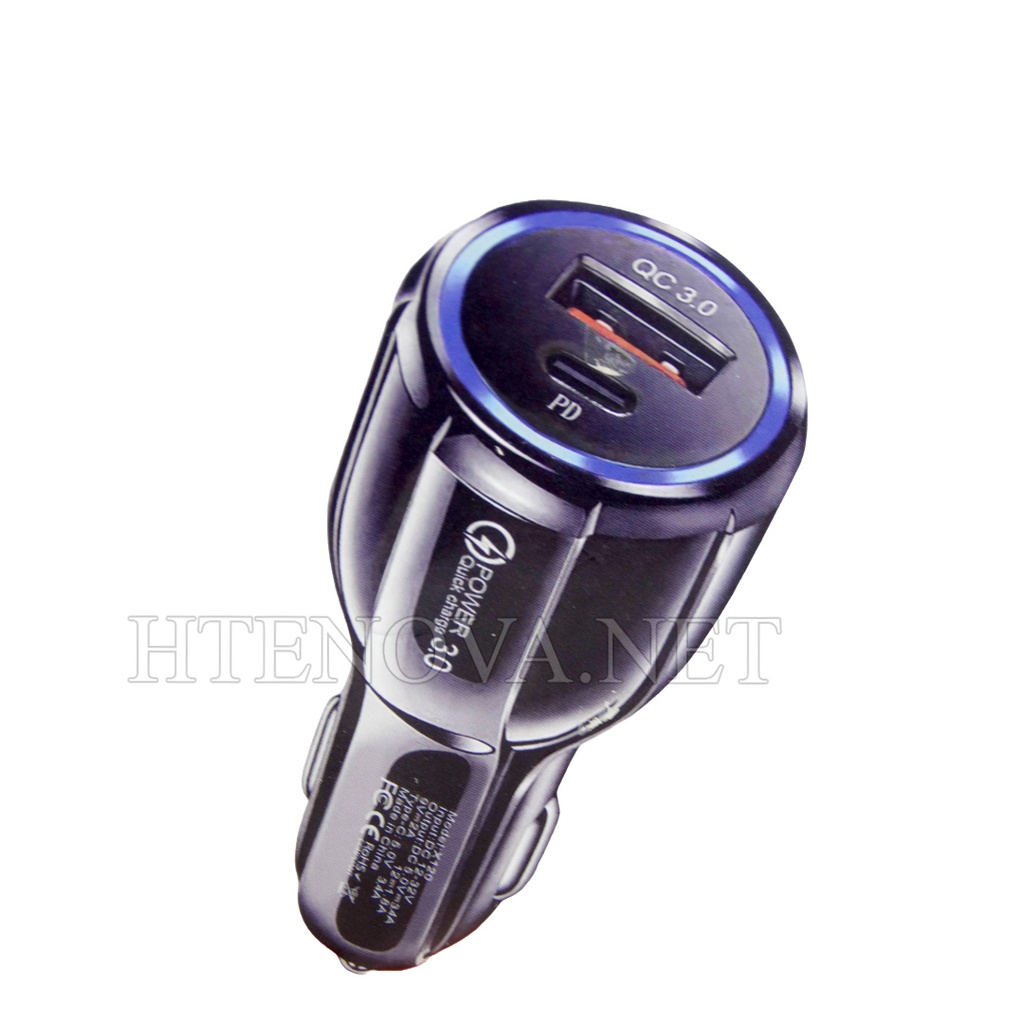 [C2A2T.S2KHM-1] PD & USB PORTS QUICK CAR CHARGER KHM X120