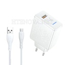 [C1C1M2KHM-1] SUPER FAST CHARGER WITH MICRO CABLE KHM M005 30W