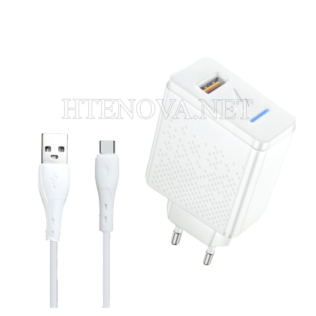 [C1C1T2KHM-3] FAST CHARGING ADAPTER WITH TYPE-C CABLE KHM M005 30W