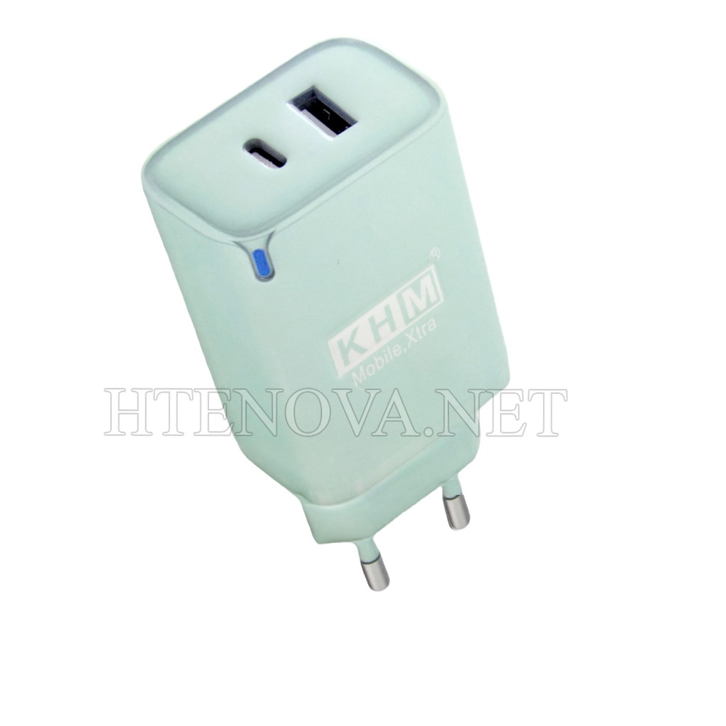 [C1A2T.S2KHM-1] PD & USB PORT CHARGING ADAPTER 50W KHM AK-103