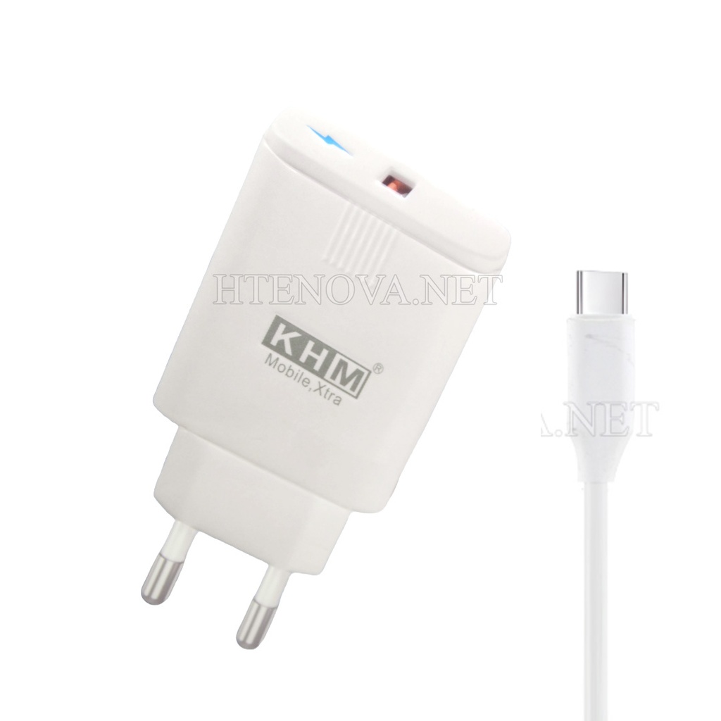 [C1C2T2KHM-1] TYPE-C CHARGER WITH USB PORT 40W GAN KHM AK-102