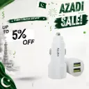 [C2A2S1HTU-3] CAR CHARGER 2 USB PORTS HOTTU CC03