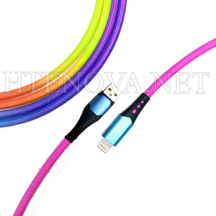 [DCL3S9-8] [DCL3S9-8] iPHONE DATA CHARGING CABLE Rainbow 