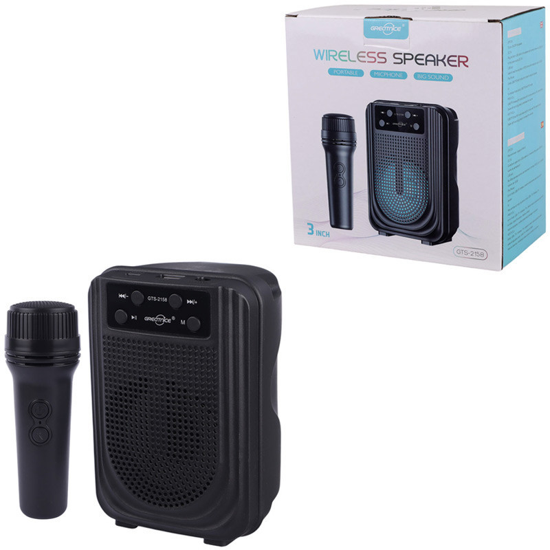 [MD2LM6A-13] Bluetooth MP3 Player Speaker 3" WITH MIC GTS-2158