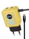 [C1C3M1LM-14] MICRO CHARGER WITH 2 USB PORTS J-Cell J-215