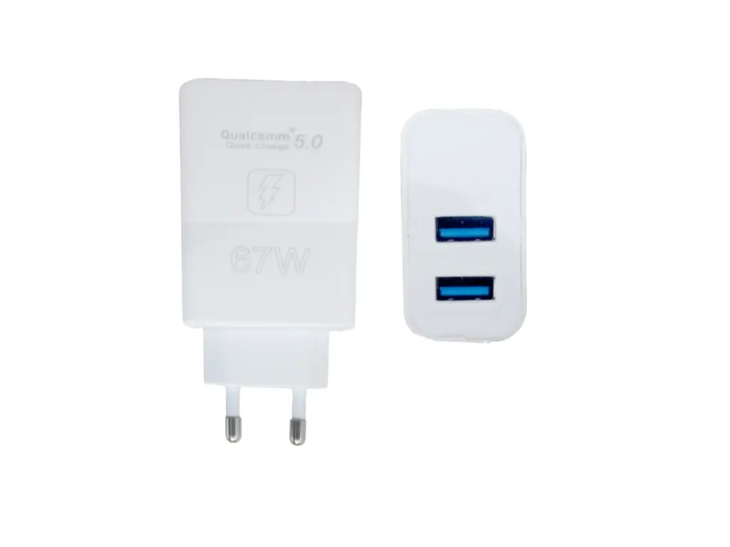 [C1A2S1LM-4] CHARGING ADAPTER WITH 2 USB PORTS 67W