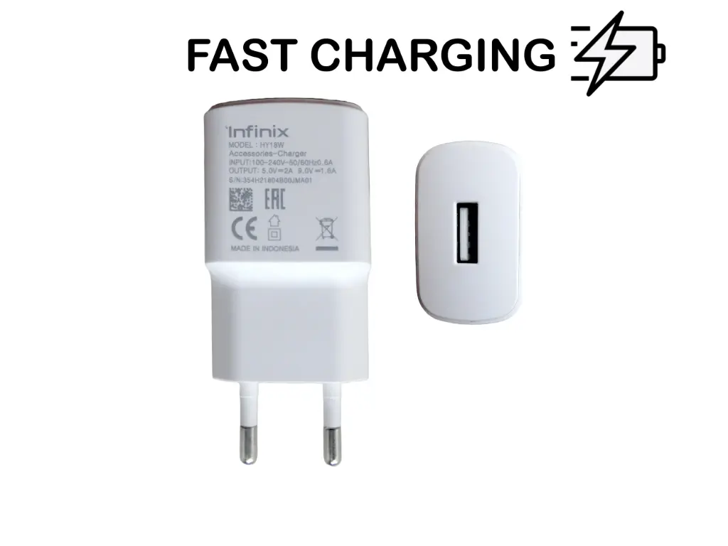 [C1A1S2i-16] INFINIX Qualcomm Charging Adapter 18W