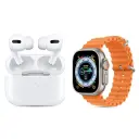 [SWS1-M26U2-A-1] SMART WATCH WITH AIRPOD M26 ULTRA 2 (12IN1)