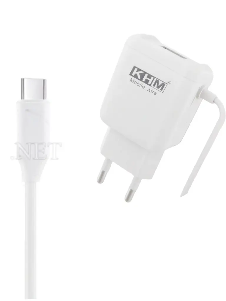 [C1C2T1KHM-2] TYPE-C CHARGER WITH USB PORT LIGHT CHARGER KHM M05