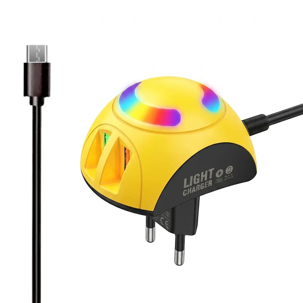 [C1C3M2KHM-3] MICRO CHARGER WITH 2 USB PORTS KHM M90