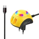 [C1C3T2KHM-5] TYPE-C CHARGER WITH 2 USB PORTS KHM M90