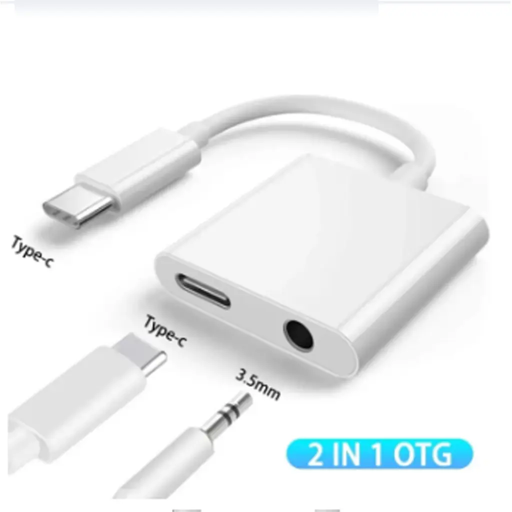 Type-C (Male) to Type-C & 3.5mm Audio Jack JH-031