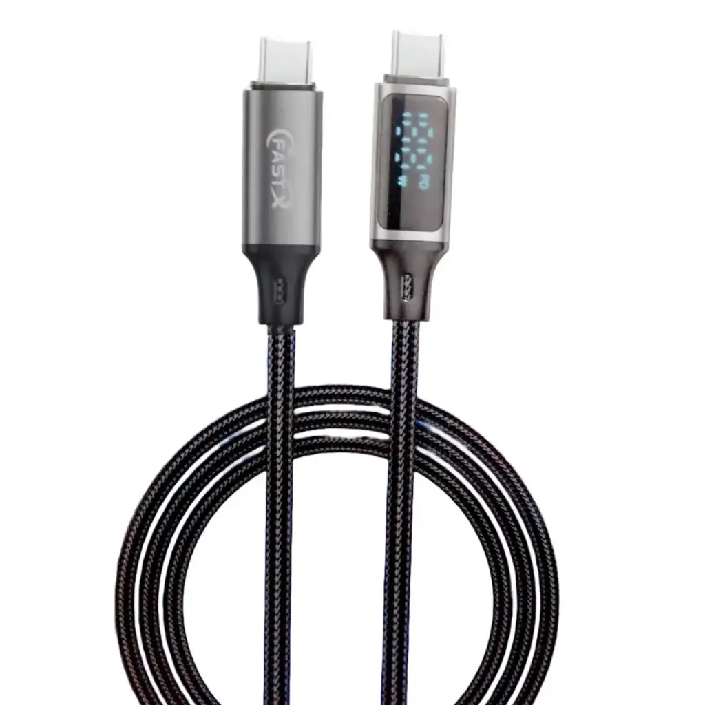 [DCT3T1-20] TYPE-C TO C DISPLAY CABLE FASTX X-01 65W 