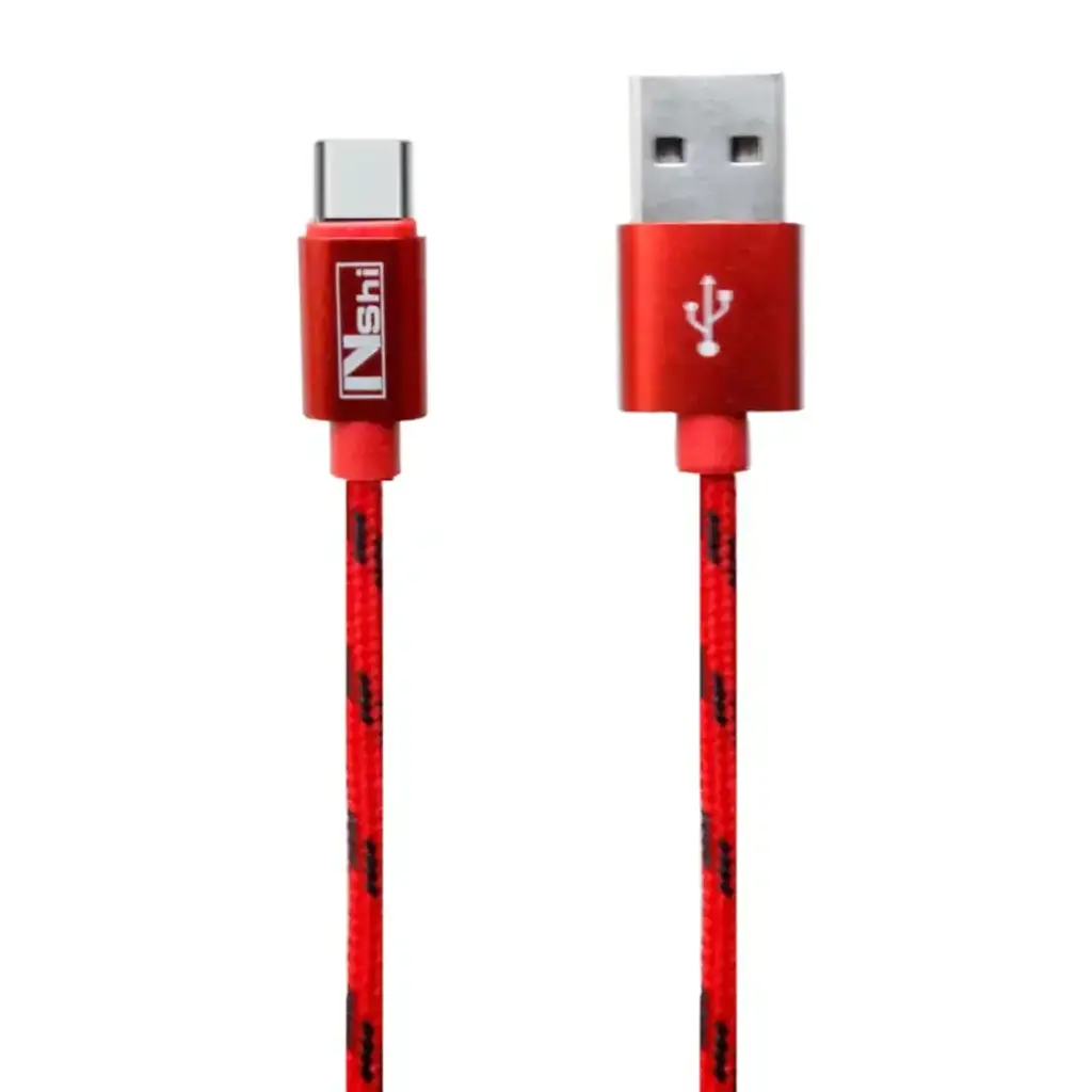 [DCT4S9-5] Type C Data Cable 1.5 M RED METAL