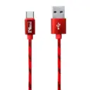 [DCT4S9-5] Type C Data Cable 1.5 M RED METAL