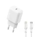 [C1C1L2ORM-2] Fast Charger With Type-C To Lightning Cable POWER CUBE 202 (OCW-5202ECL) Oraimo