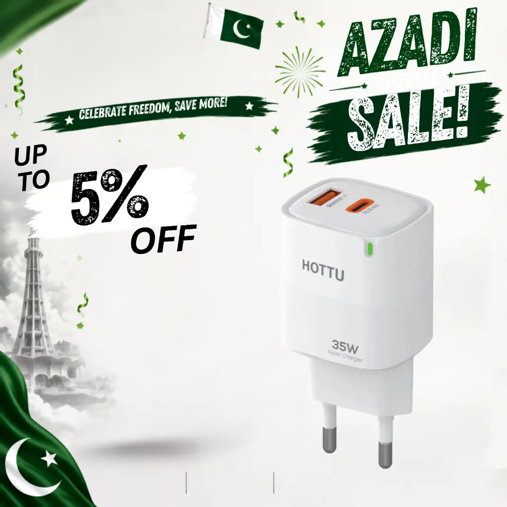 [C1A2T.S2HTU-5] PD & USB PORT CHARGING ADAPTER HOTTU (FC32)