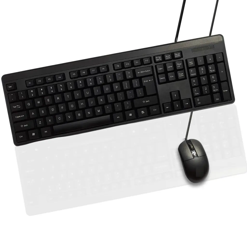 [CPU KEBORD-62] WIRED KEYBOARD WITH MOUSE LENOVE COMBO KM-150