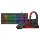 [CPU KEBORD-63] WIRED KEYBOARD WITH MOUSE MOUSEPAD AND HEADPHONE