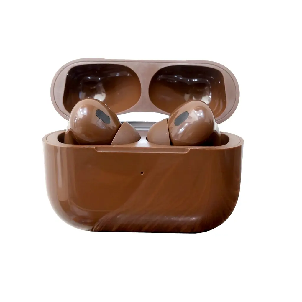 [HFB7LM8-241] BLUETOOTH AIRPODS BROWN (WITHOUT POUCH)