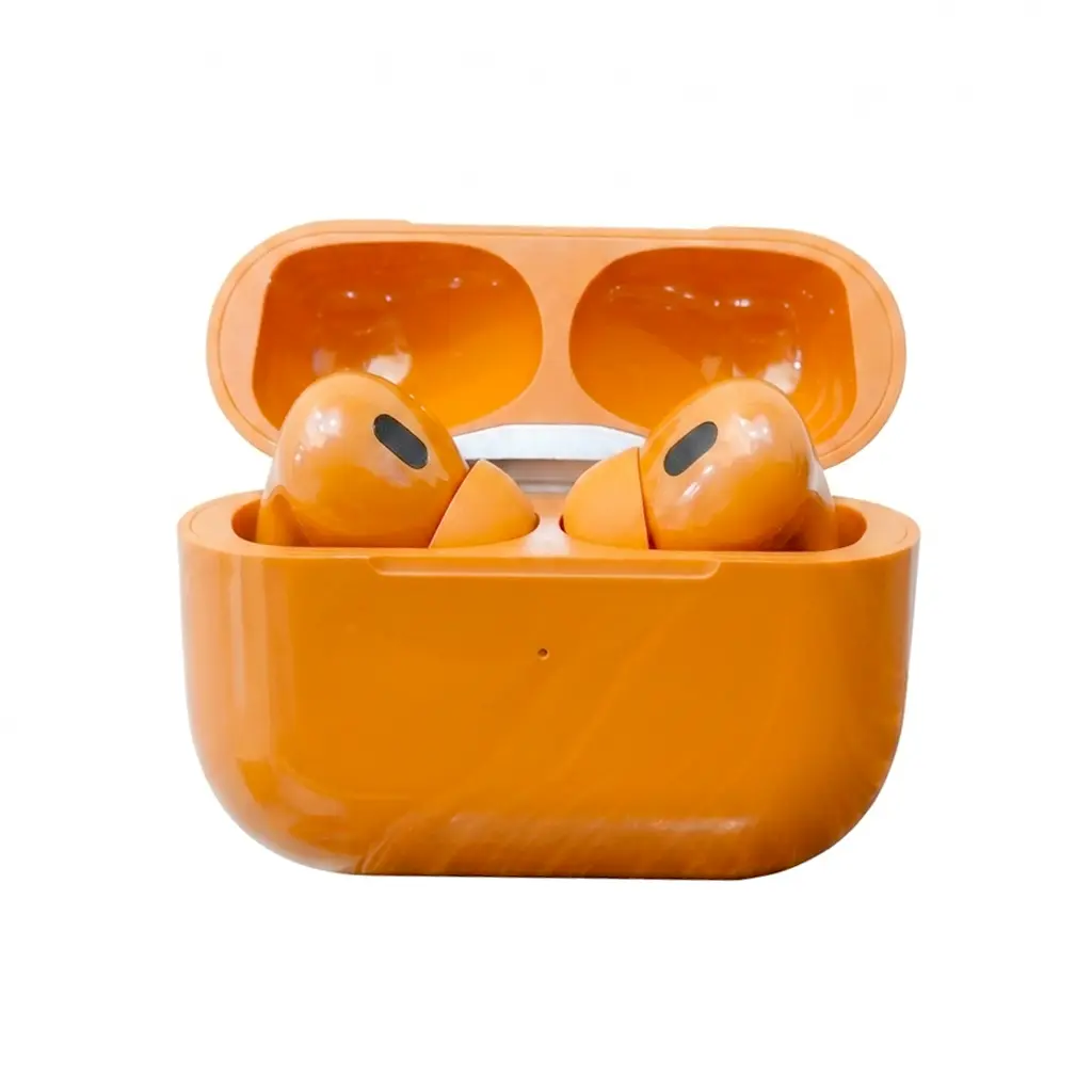 [HFB7LM8-242] BLUETOOTH AIRPODS ORANGE (WITHOUT POUCH)