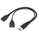[DCB3S13-1] USB Extansion CABLE 2in1 
