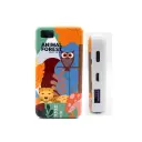 [PB10LM5C-9] POWER BANK 10000MAH ANIMAL FOREST DQ KCA11