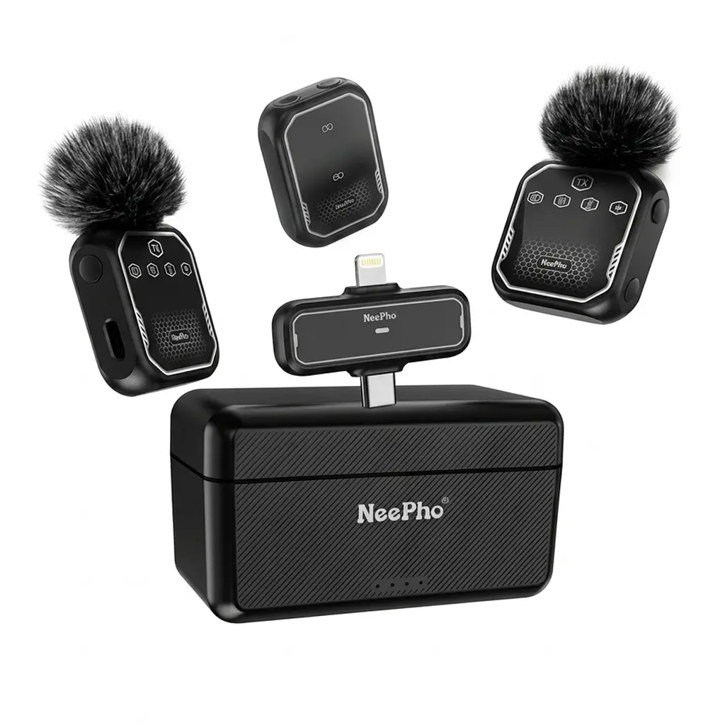 [CPU MIC-99] MICROPHONE COLLAR CLIP BUTTON  5IN1 NEEPHO NP-61