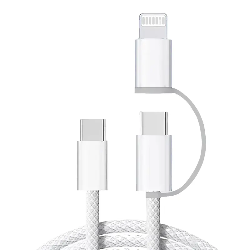 [DCT3L1-1] TYPE (C) TO C WITH IPHONE CHARGING CABLE (60W) 