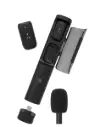  [CPU MIC-100] MICROPHONE AI TRANSFORMABLE  4 IN 1 INTERVIEW LAVALIER 