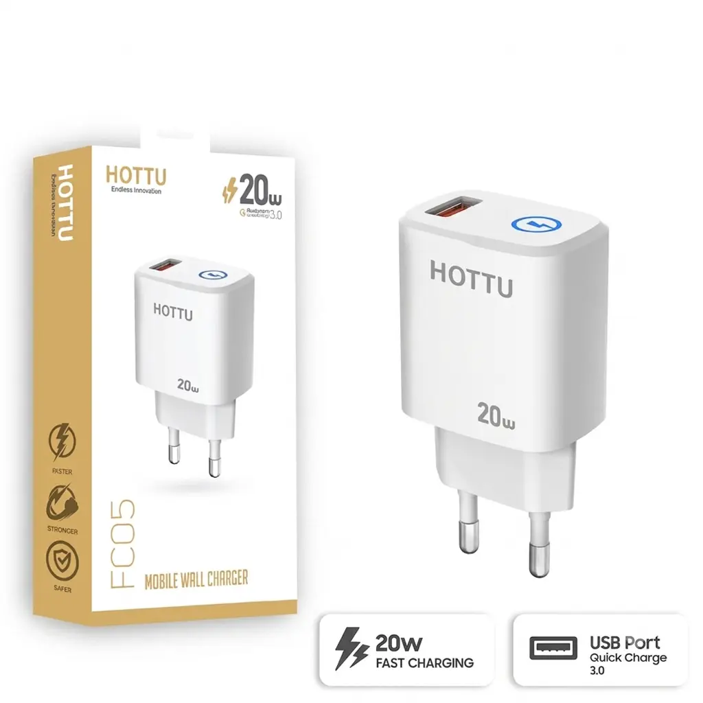 [C1A1S2HTU-7] MOBILE WALl CHARGER HOTTU (FC05) 20W