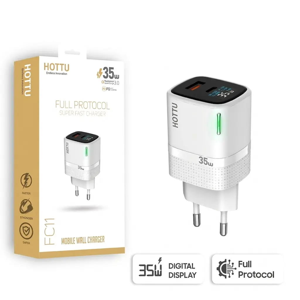 [C1A2T.S2HTU-8] PD & USB PORT WALL ADAPTER (FC11) 35W HOTTU