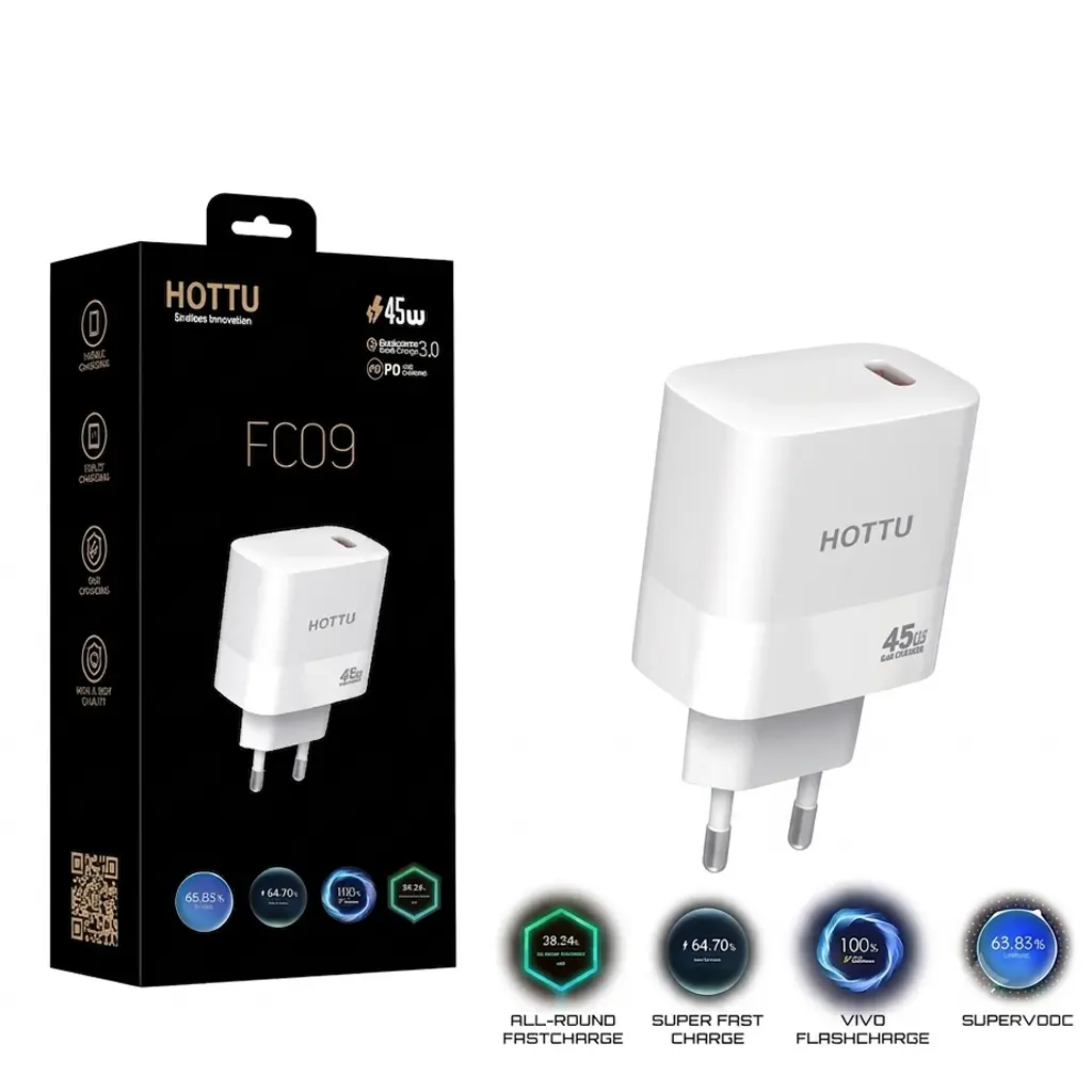 [C1A1T2HTU-4] PD PORT WALL ADPATER (FC09) 45W HOTTU