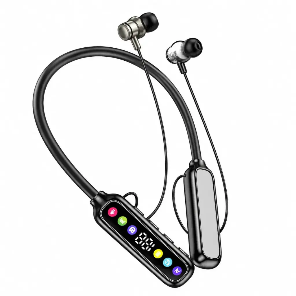  [HFB3LM5-70] WIRELESS NECKBAND EXCELLENT STEREO VOICE CHANGING  TF - CARD/ LED DISPLY KG-81