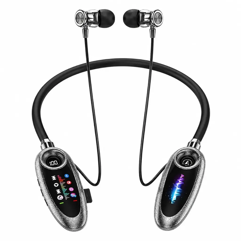  [HFB3LM5-71] WIRELESS NECKBAND    TF - CARD/ LED DISPLY FD-19