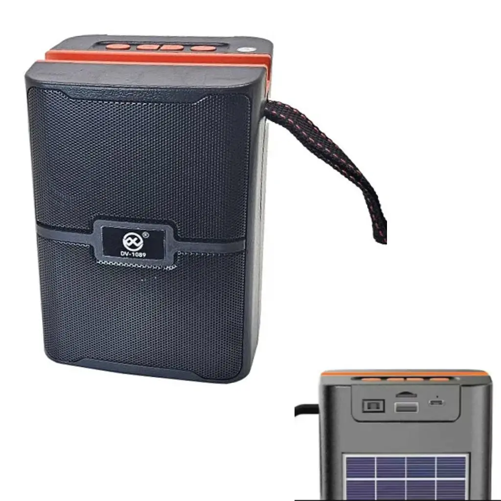[MD2LM4B-119] Bluetooth MP3 Speaker WITH SOLAR CHARGE DV-1089