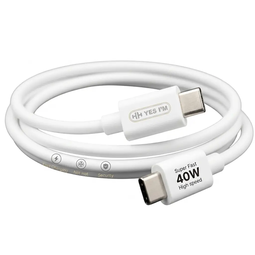 [DCT3THH-2] TYPE-C TO TYPE-C DATA CHARGING  CABLE HH CORE A1 40W
