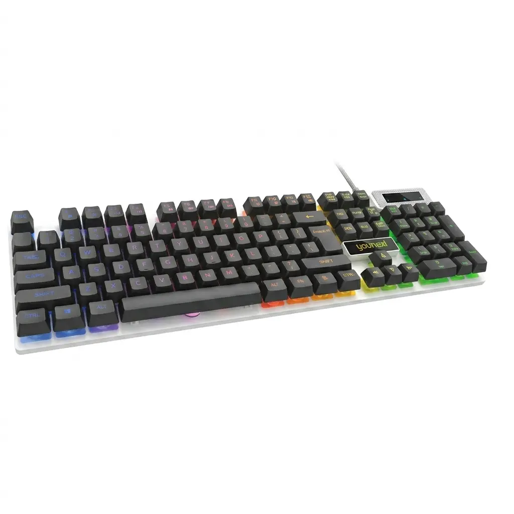 [CPU KEBORD-68] [CPU KEBORD-68] keyboard Ergonomic Design Comfortable Office RGB LIGHT (K8)
