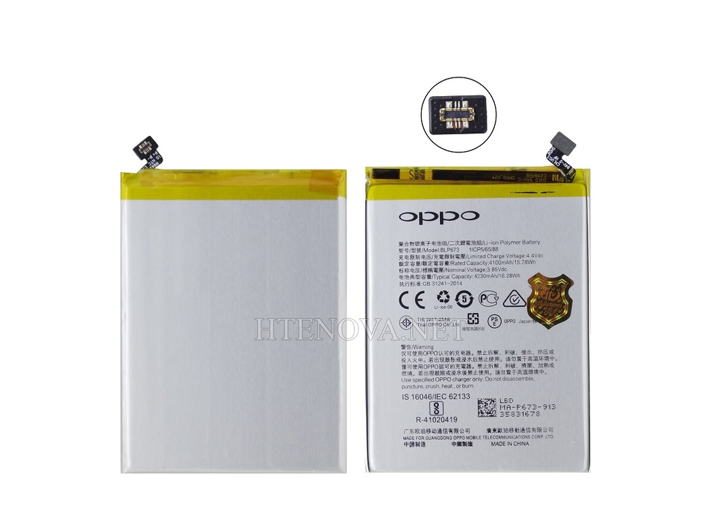 [BT A3S-4] [BTOA3S-4] OPPO A3s Battery (BLP673)
