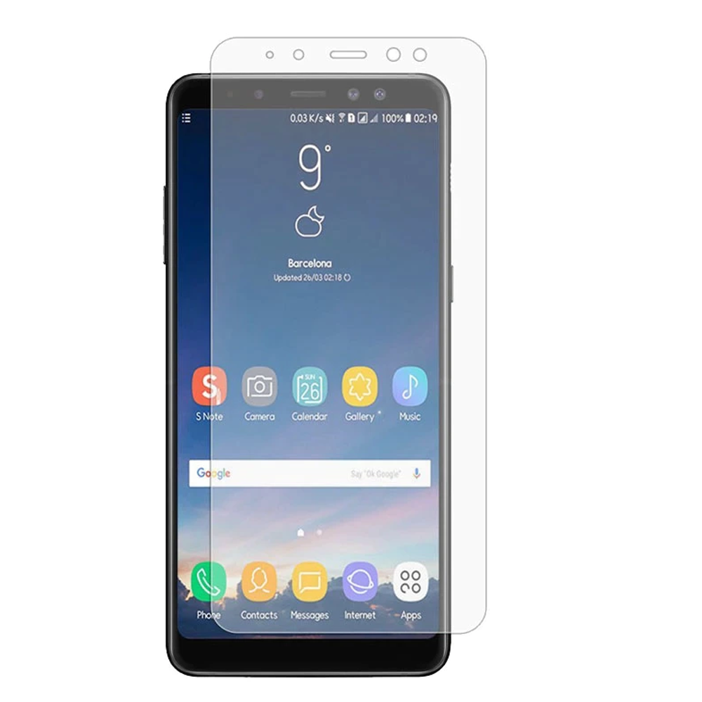 [PL4SA818-2] Samsung A8 (18) Transparent 2.5D Glass