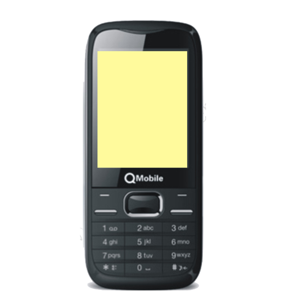 [HS6QE8-1-2] Q Mobile E(8) Complete Housing (BLACK)