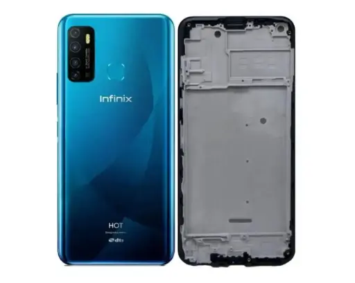 [HS6iNHT9-3-3] infinix Hot (9) X(655) Complete Housing (2 in 1) (BLUE)