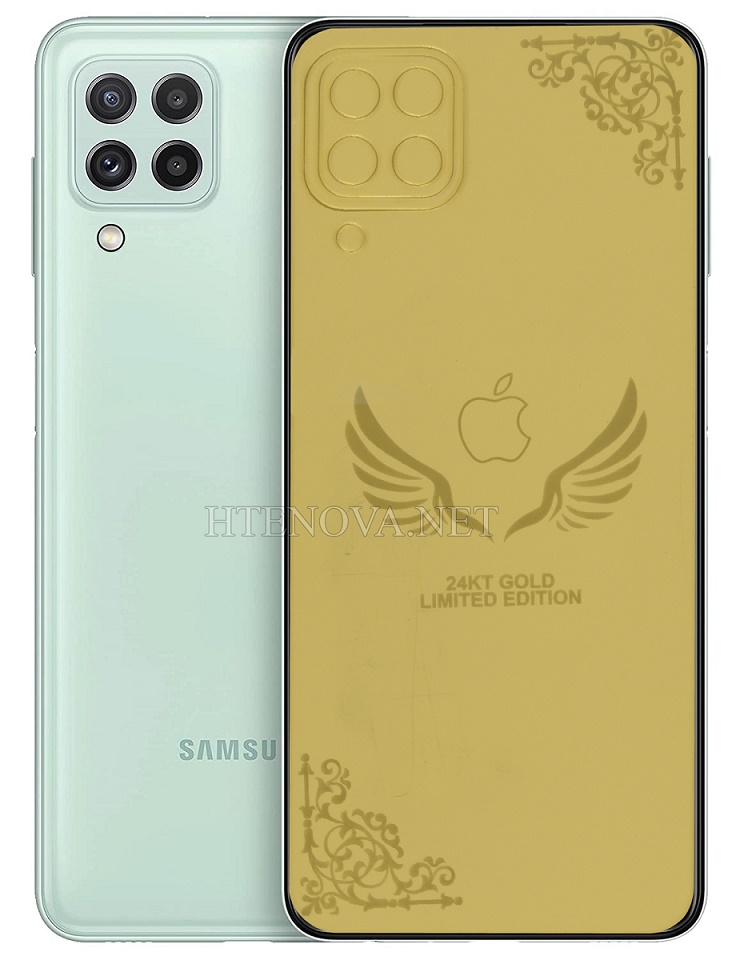 Samsung A22 Back Sheet with Camera Glass