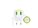 [C1C3M2AWA-2] Micro Charger with 2 Extra USB Ports AWA Goal(3.4A)