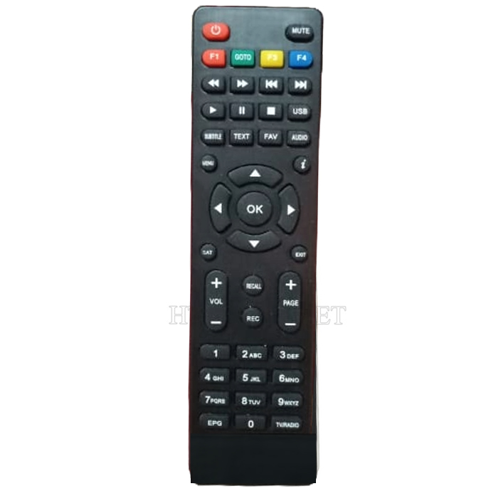 [MDREMOTE-6] Dish Receiver Remote ZNT HD/77/77 F1