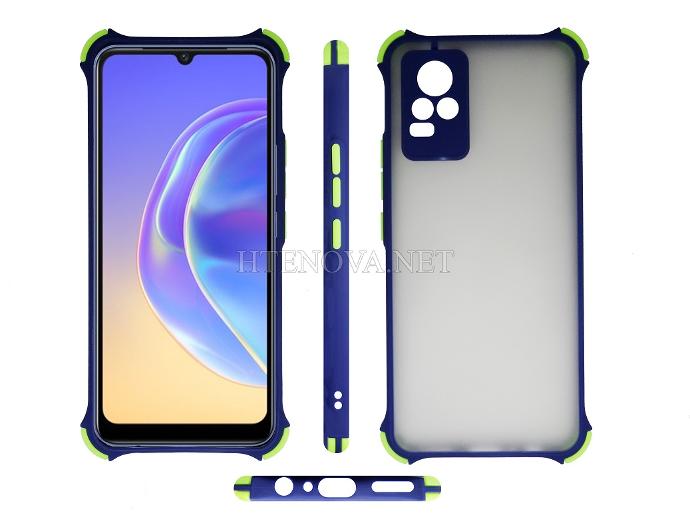 [PO6BViV21E-4] VIVO V21e Matte Color Button Back Case